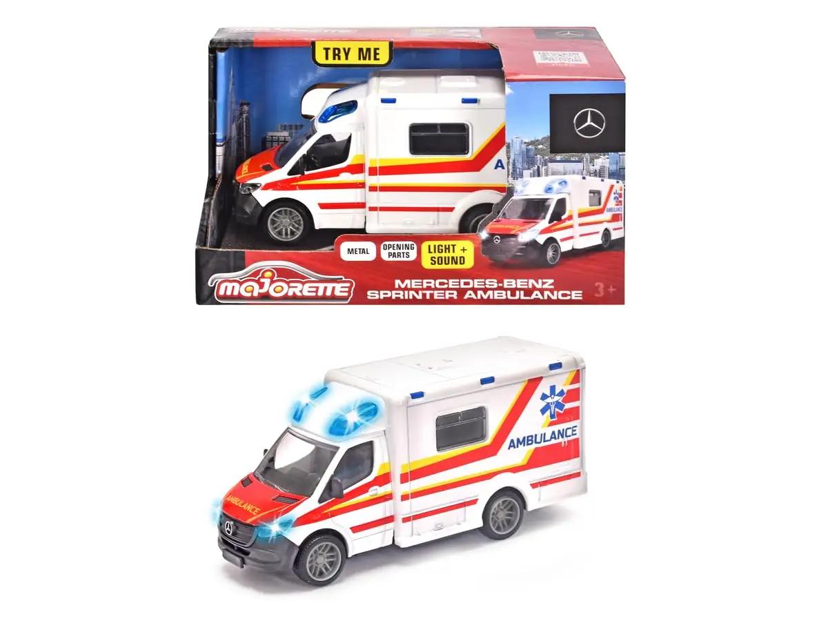 Majorette metallist mänguambulants — detailne 12,5 cm mudel