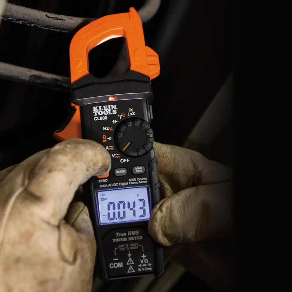 KLEIN TOOLS tugev plastist CL800 tangamultimeeter — – lisavaade