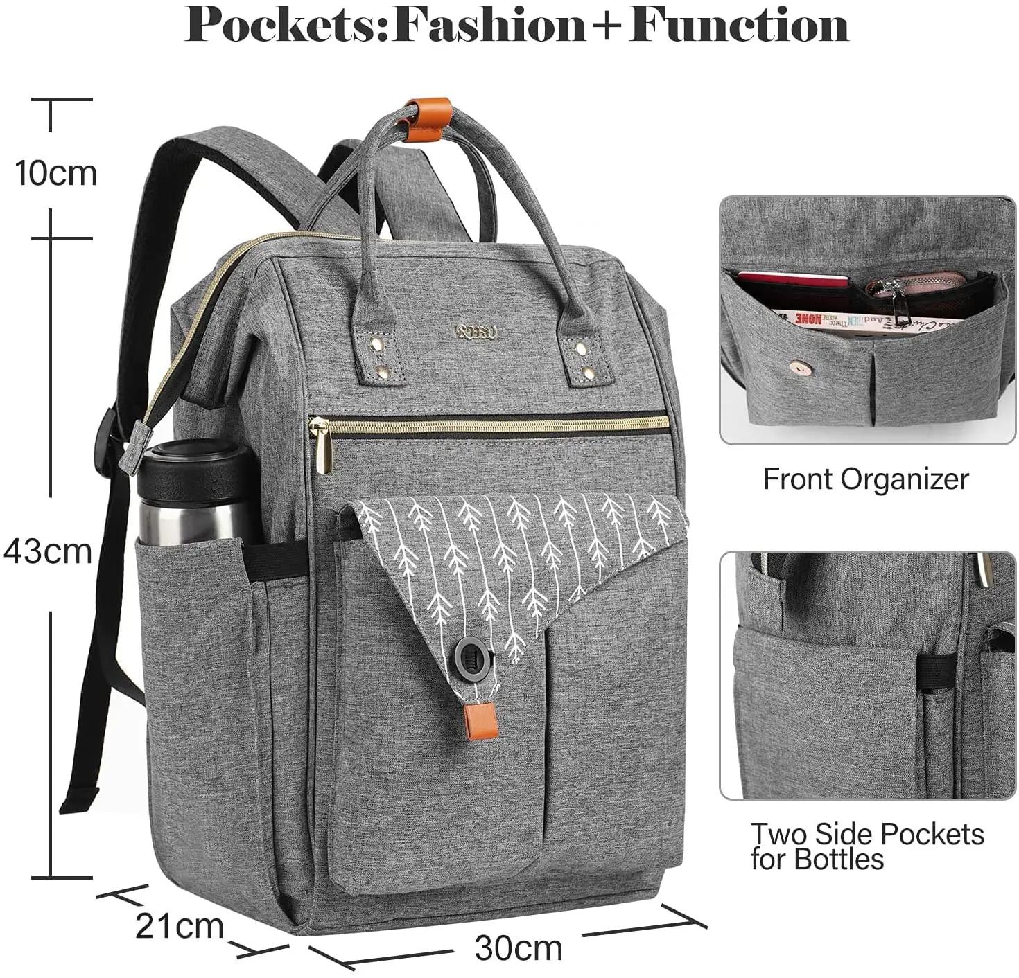 RJEU elegantne polyester seljakott 17,3″ sülearvutile – kasutusnäide