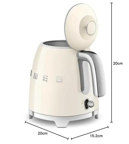 Smeg kreemjas väike veekeetja 0,8 l — stiilne köögitarvik – pilt 9