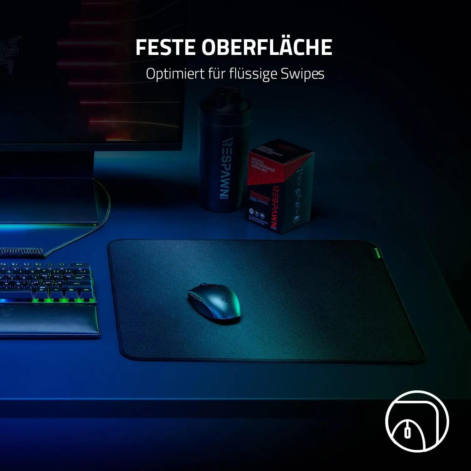 Razer pehme kummiga Strider XXL mängumatt — suur ja stabiilne – detailne vaade