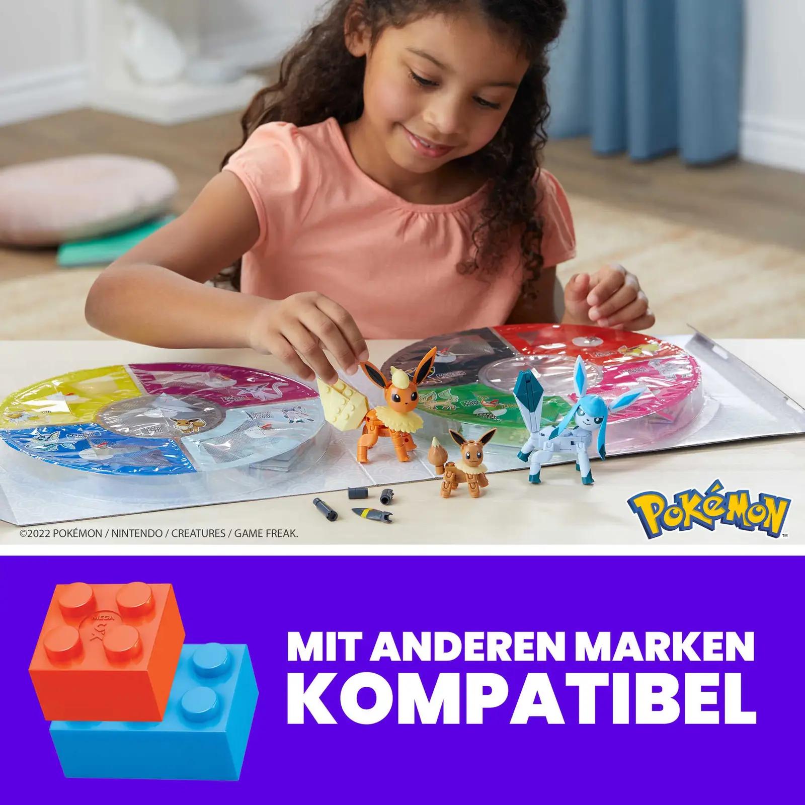 Mega Brands EVAli komplekt — painduvad plastikfiguurid lastele – pakend ja tarvikud