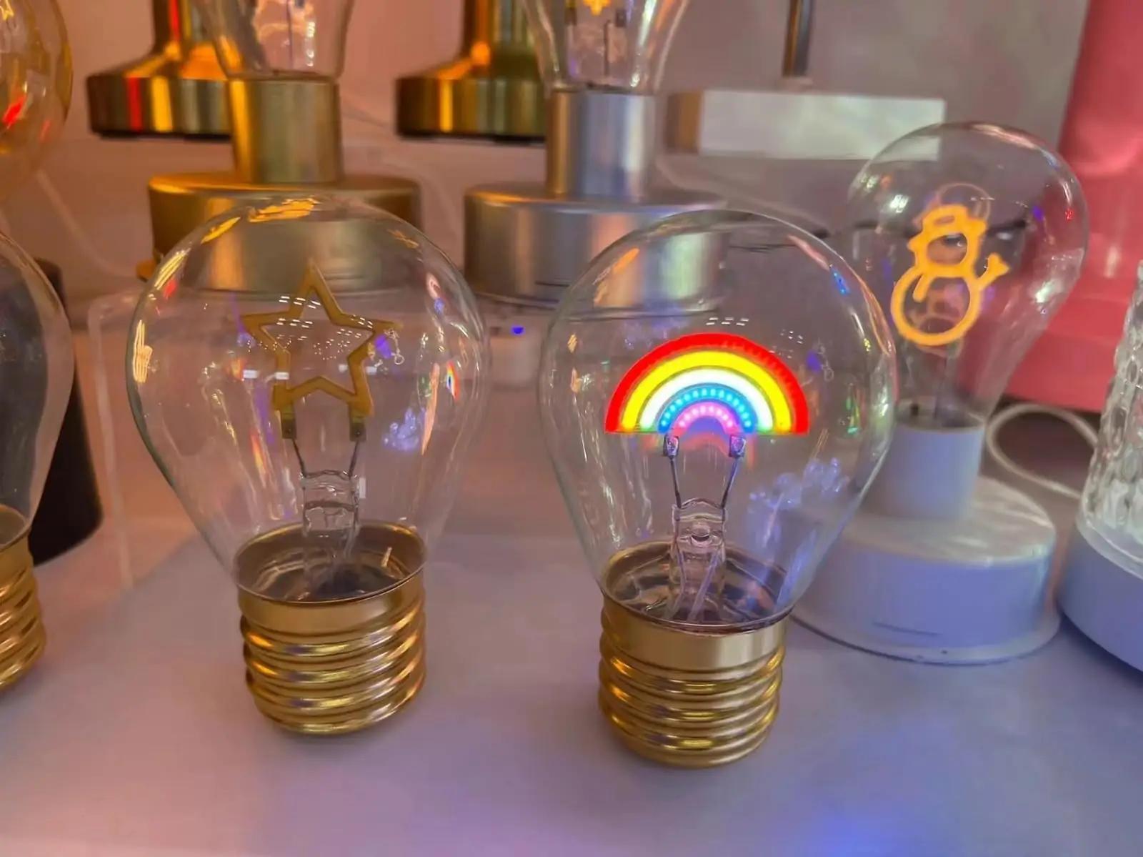 BHMAOYN läbipaistev LED-lamp PET-materjalist talveks – kasutusnäide