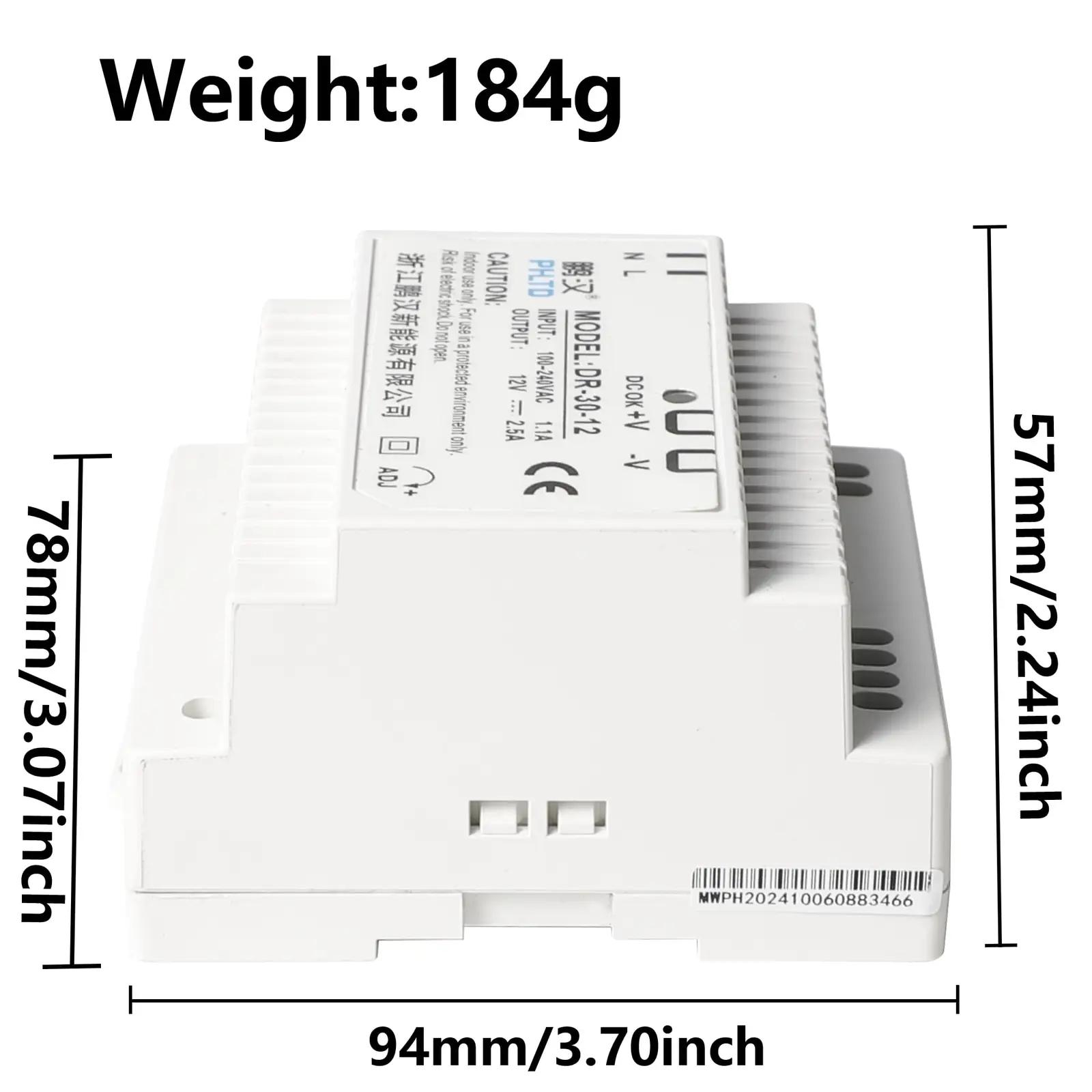 Stonenect kompaktne DIN-rööpa toiteplokk 12V 2.5A – pilt 7