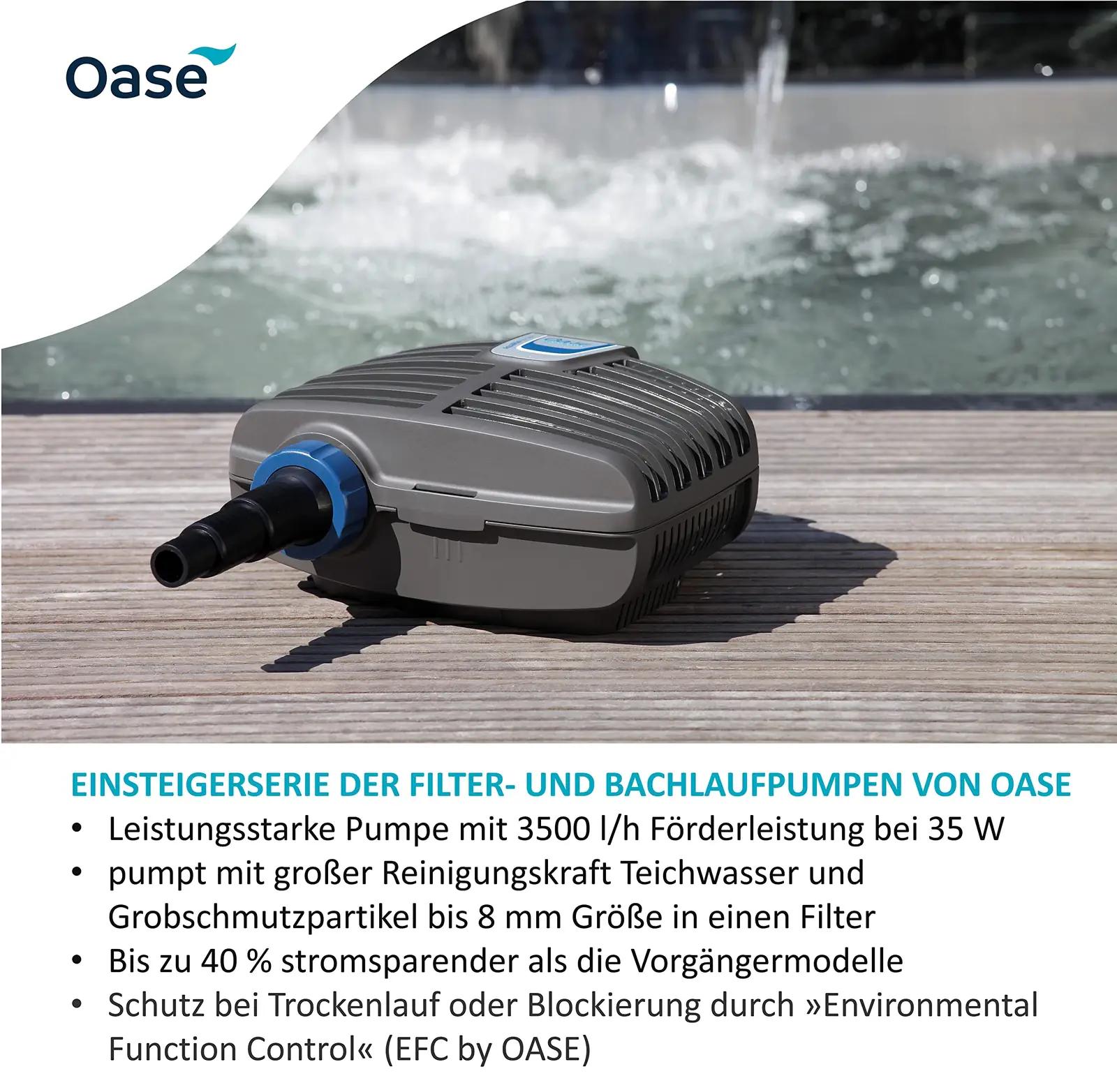 Oase 20249 filtripumbad – detailne lähivaade