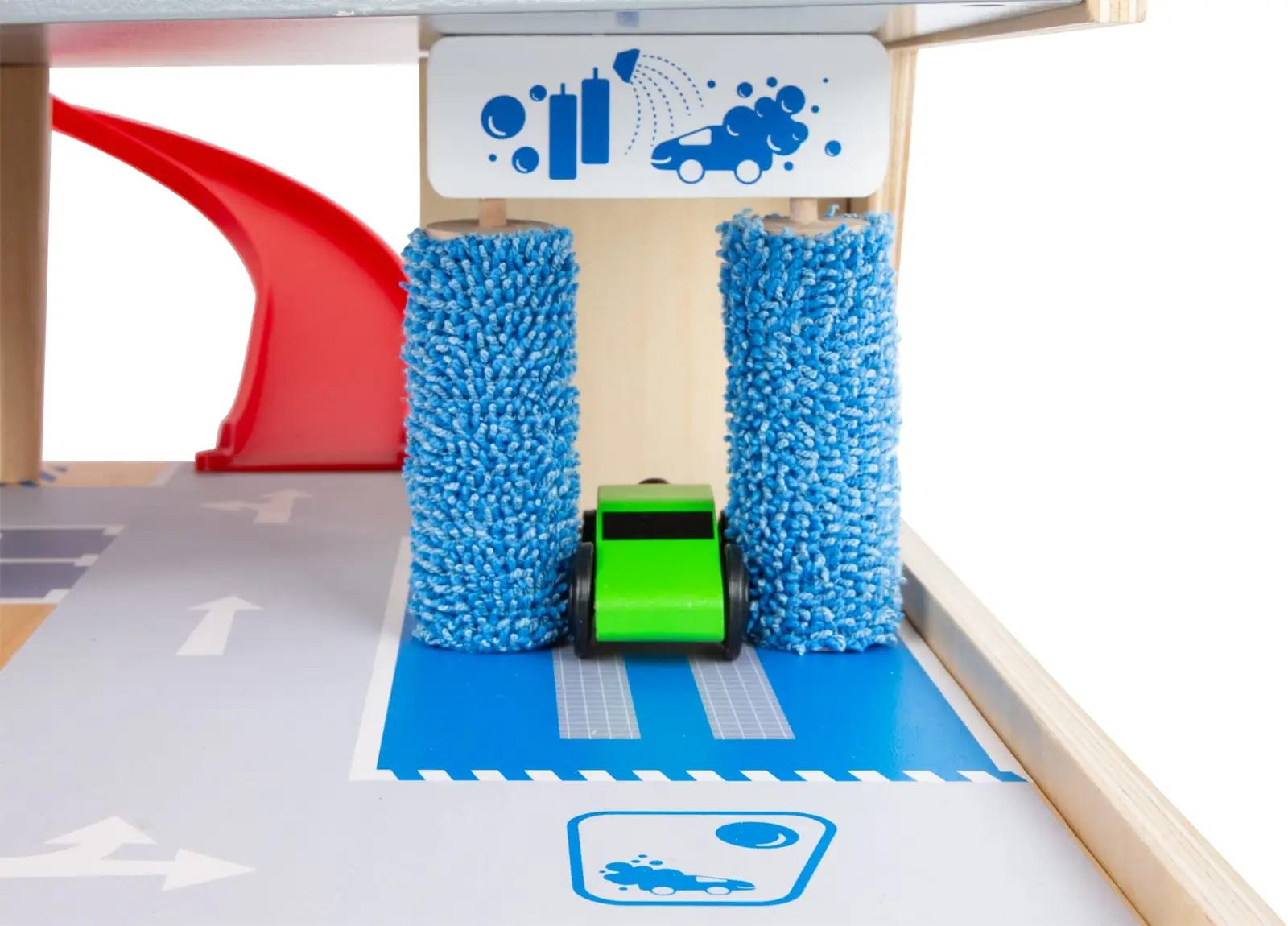 Small Foot puidust parkla Premium — kolmetasandiline mänguasi – pilt 7