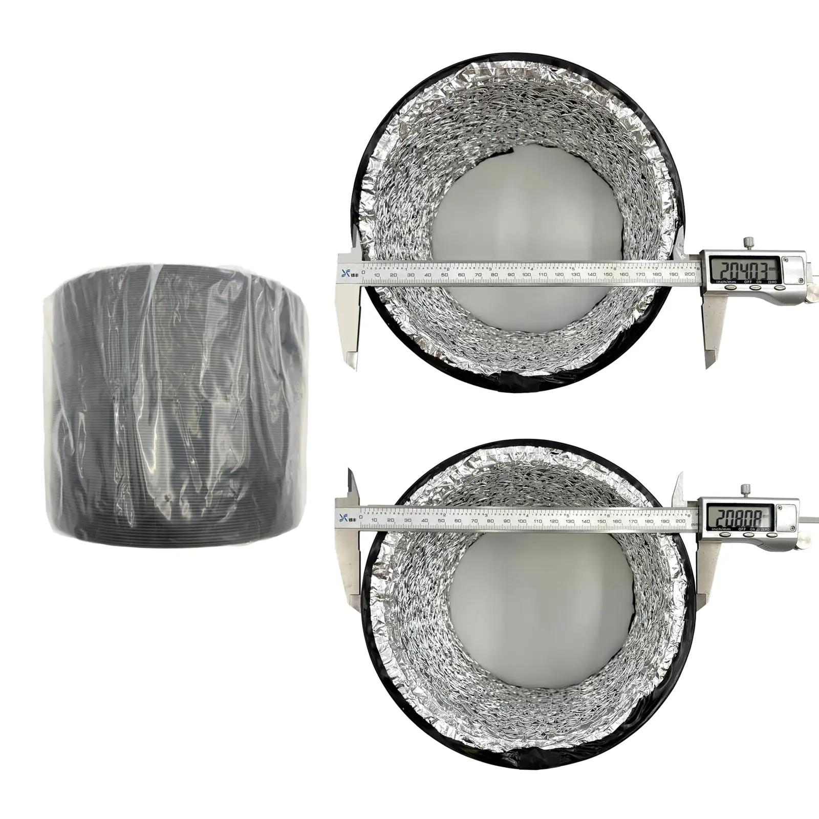 LOOTICH alumiiniumist painduv ventilatsioonivoolik 204 mm, 2,5 m – pakend ja tarvikud