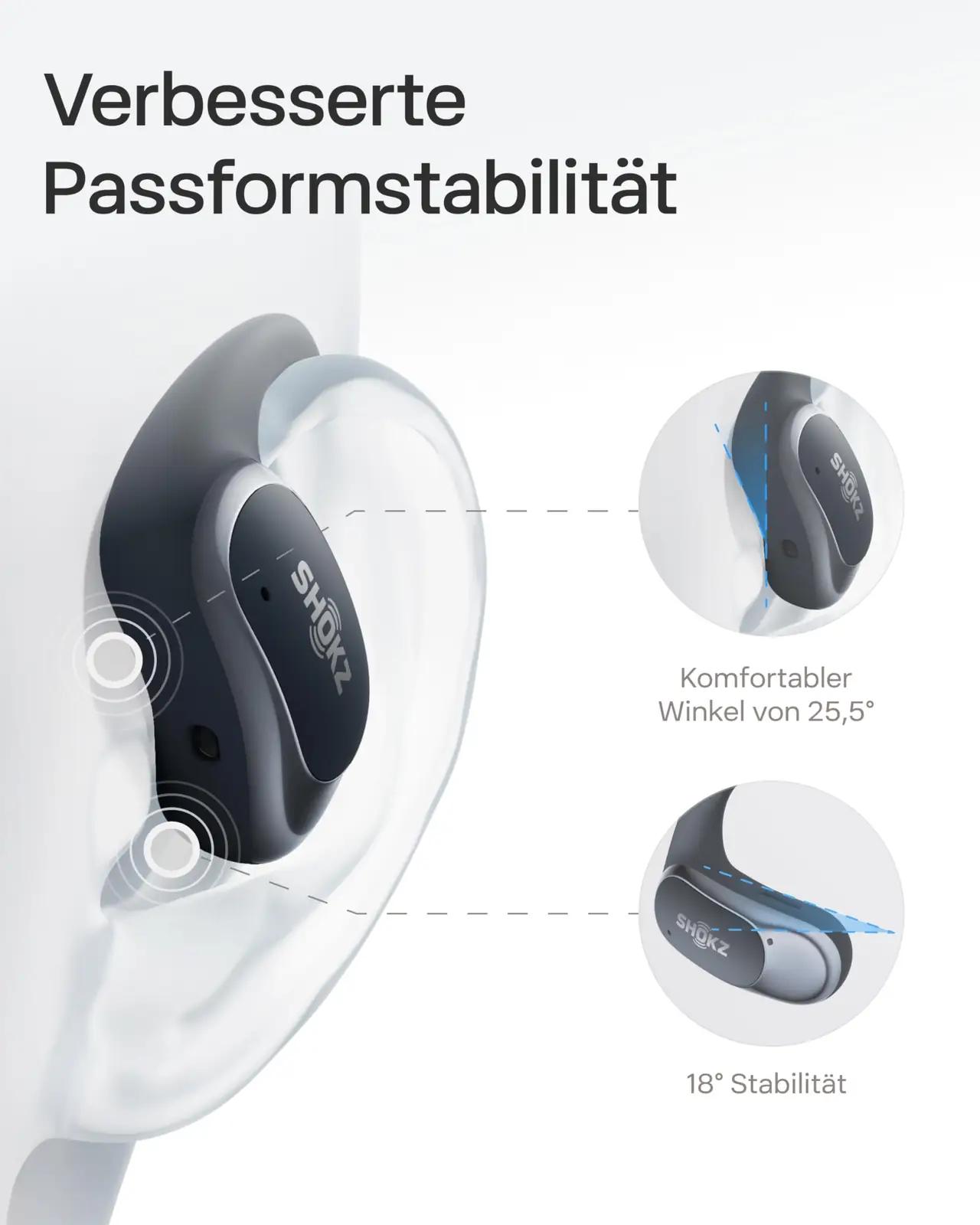SHOKZ kerge OpenFit Air kõrvaklapid treeninguks ja kõnedeks – lisavaade