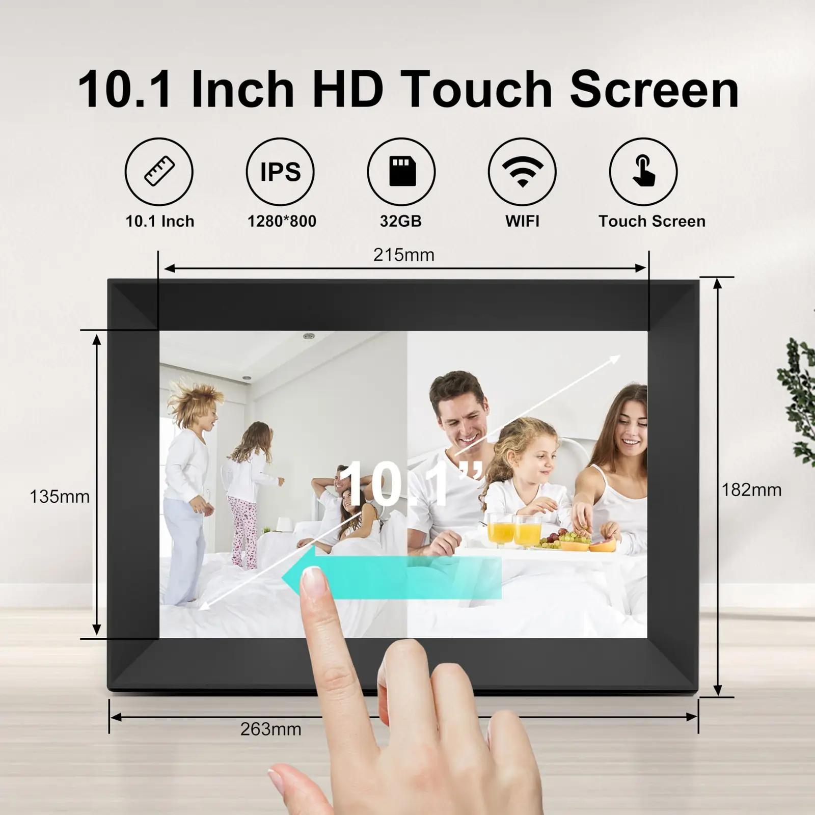 Tibuta nutikas 10,1″ digiraam mäluga – kinkide idee – detailne vaade