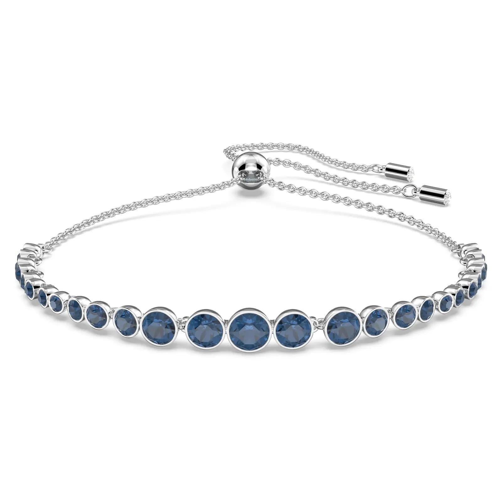 Swarovski Imber Emily: rhodeeritud sinine käeehe kingituseks