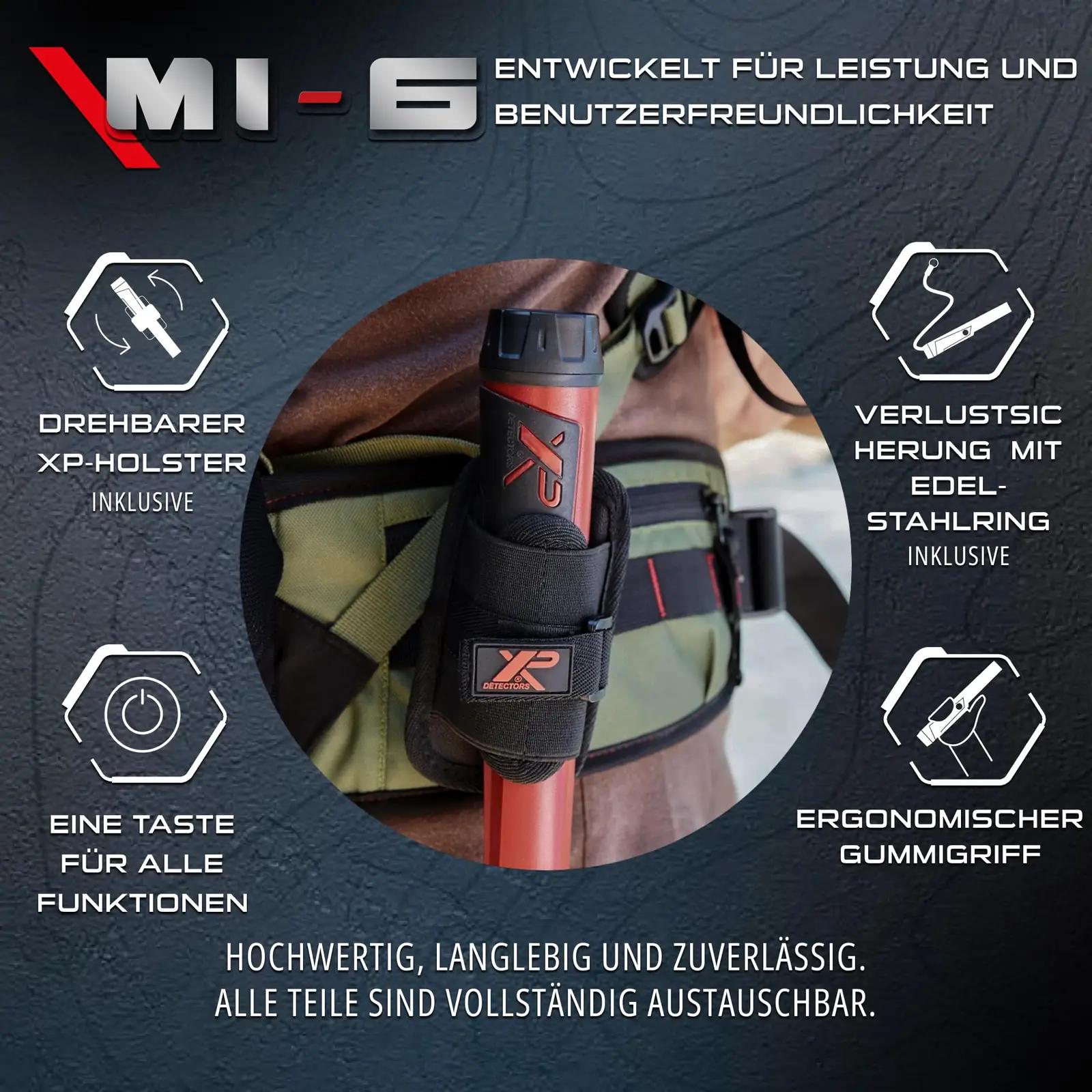 XP METAL DETECTORS kerge ja vastupidav Mi-6 pinpointer – pilt 6