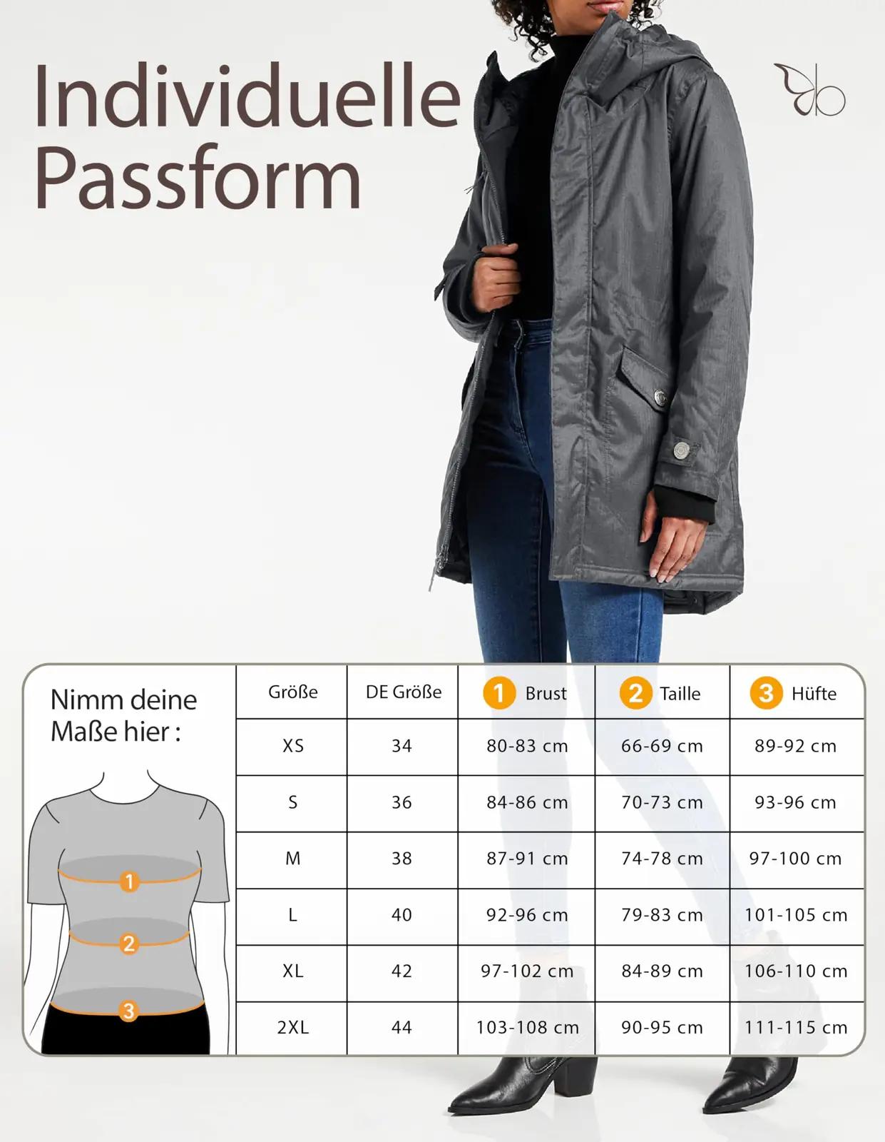 berydale naiste parkajope – soe ja veekindel BD100 parka – pilt 8