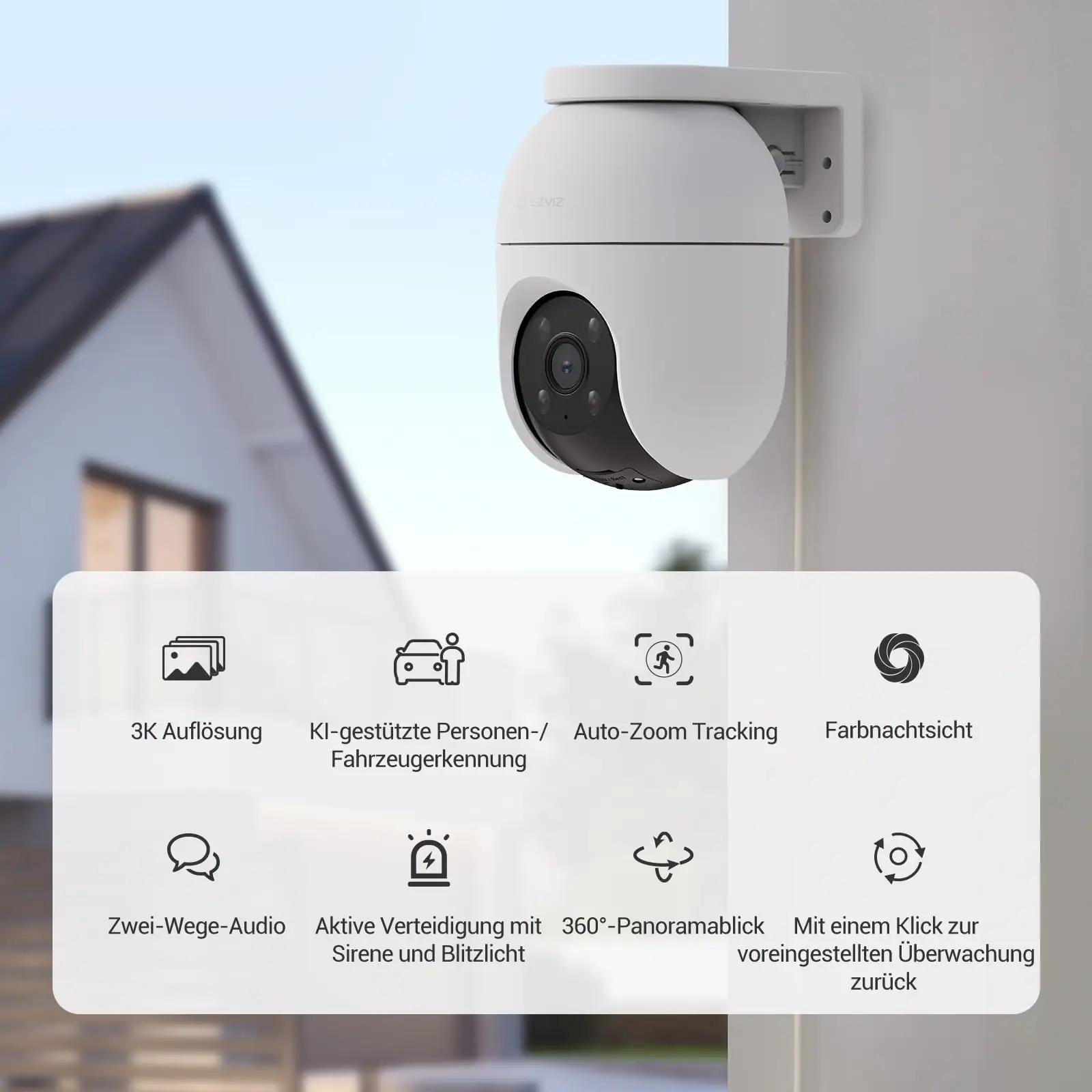 EZVIZ välikorpus kaamera 3K 360° valvuse jaoks – pilt 9