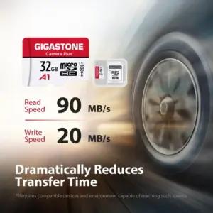Gigastone GS-2IN1600X32GBX10-B mälukaartid – detailne lähivaade