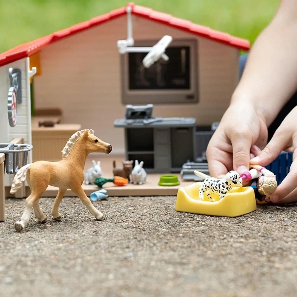 SCHLEICH mängukomplekt loomaarstipraksis – hariv kingitus lastele – pilt 8