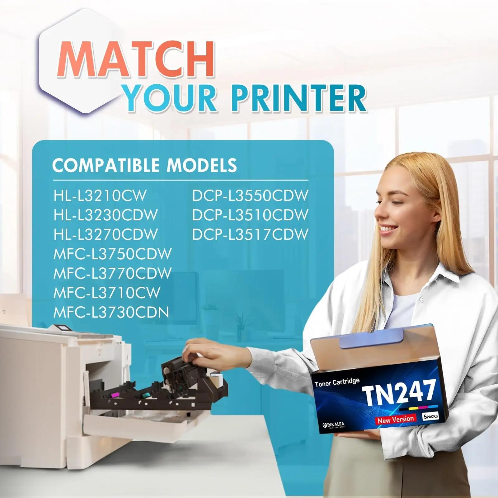 inkalfa värvikas 5er-toner komplekt TN-243CMYK – detailne vaade