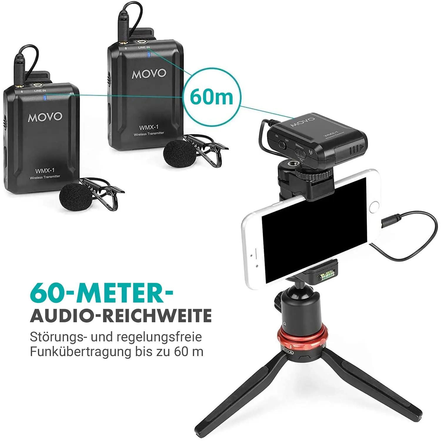 Movo juhtmevaba lavalier-mikrofon WMX-1-DUO – pilt 7