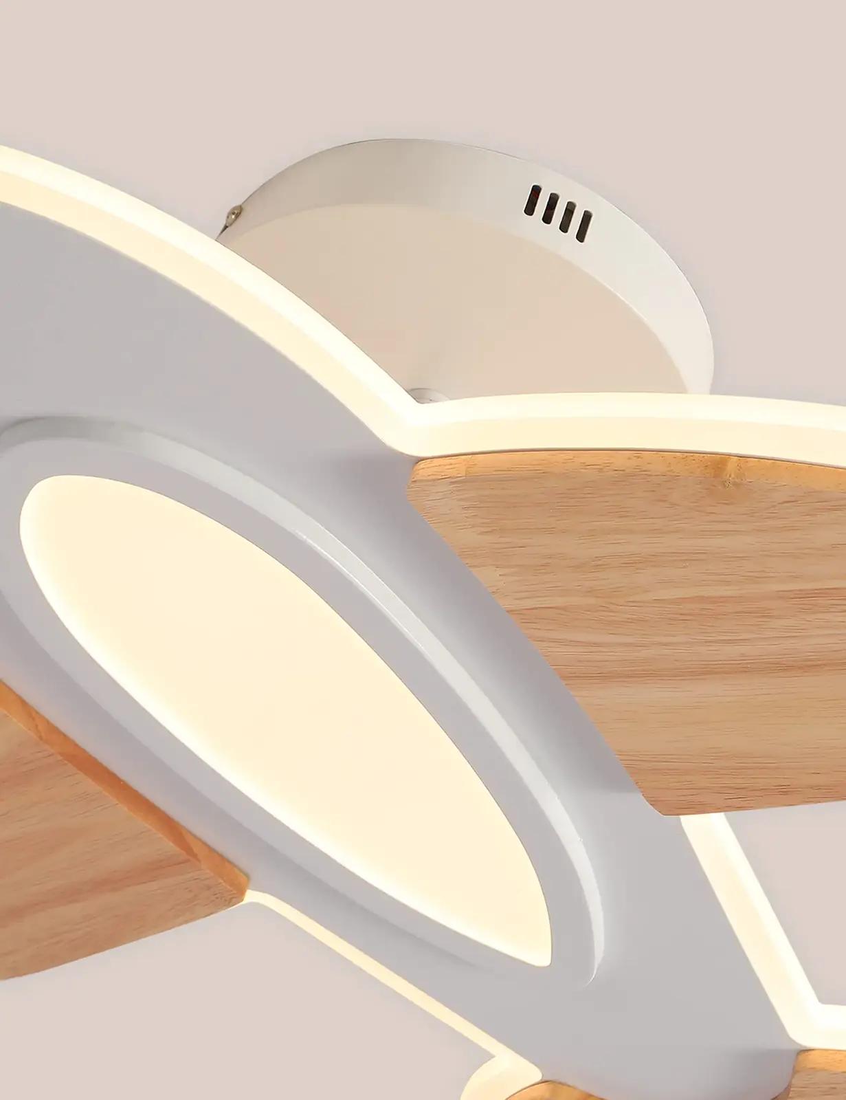 FANLG puidust lennuk‑laelamp — kaasaegne lastetuppa 50 cm – pilt 8