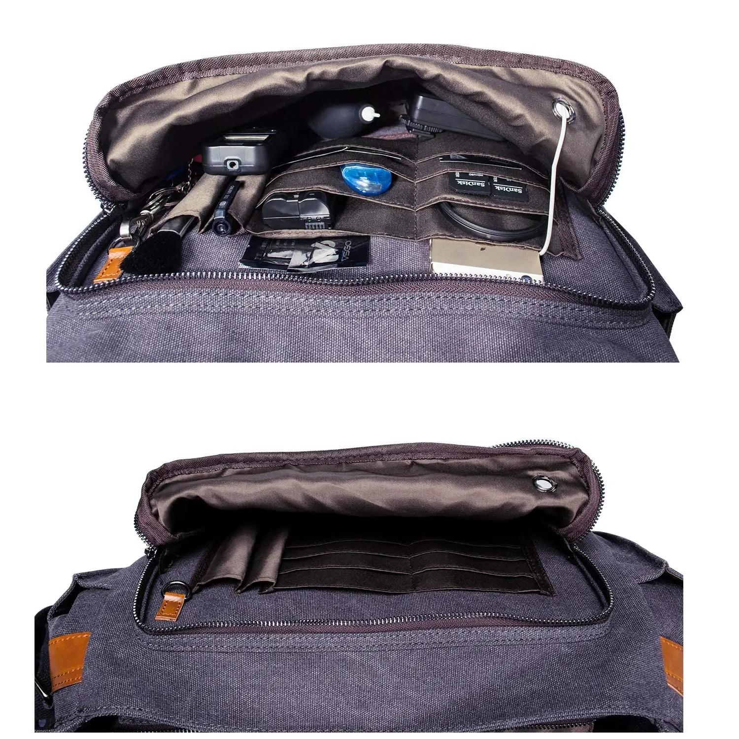 ESTARER veekindel kaamerakott canvasist — turvaline SLR/DSLR – lisavaade