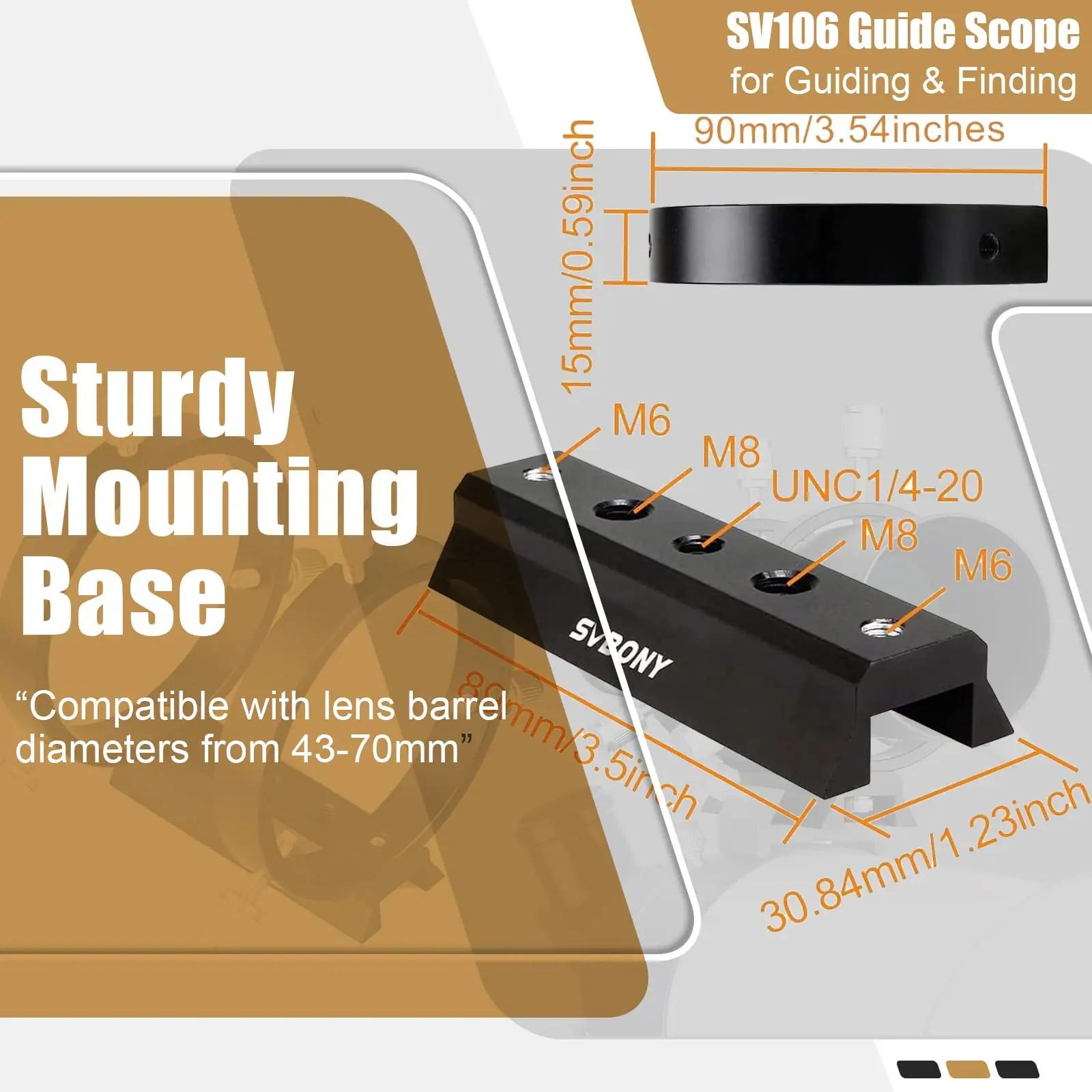 SVBONY 60 mm messingist guidescope — täpne autoguide ja kingitus – kasutusnäide