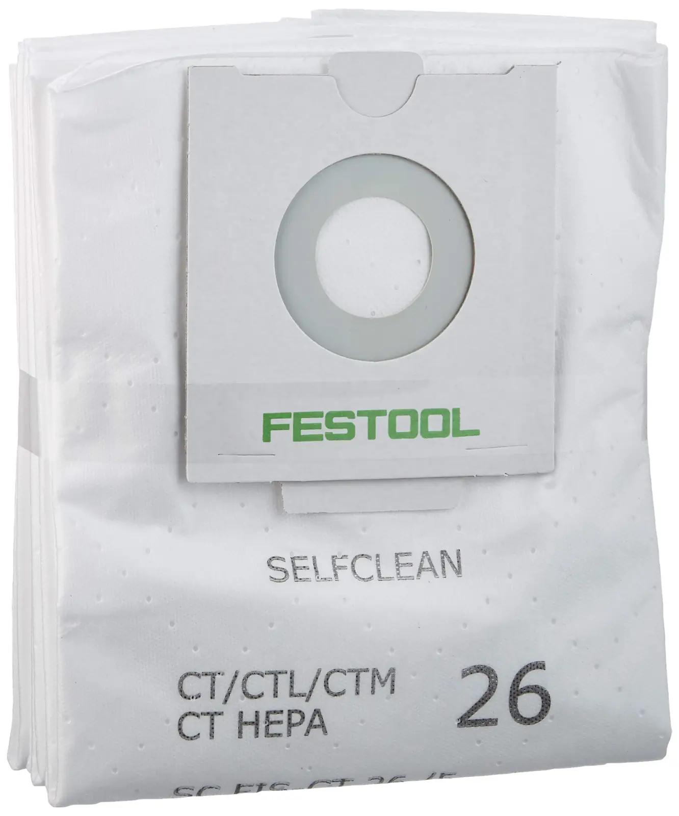 Festool vastupidav SELFCLEAN filtrikott – ideaalne tolmukogujale