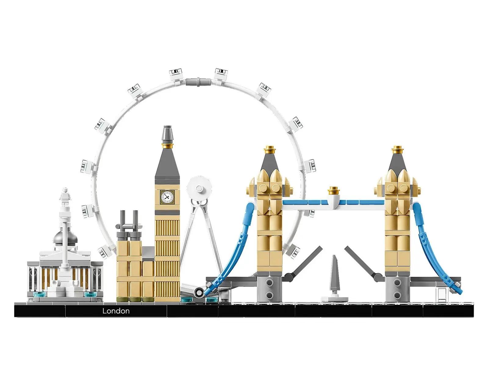 LEGO elegantne London Skyline komplekt – dekoratiivne kink – detailne vaade