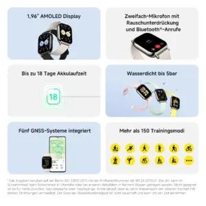 XIAOMI Redmi Watch 5 Lite elektroonika – detailne lähivaade