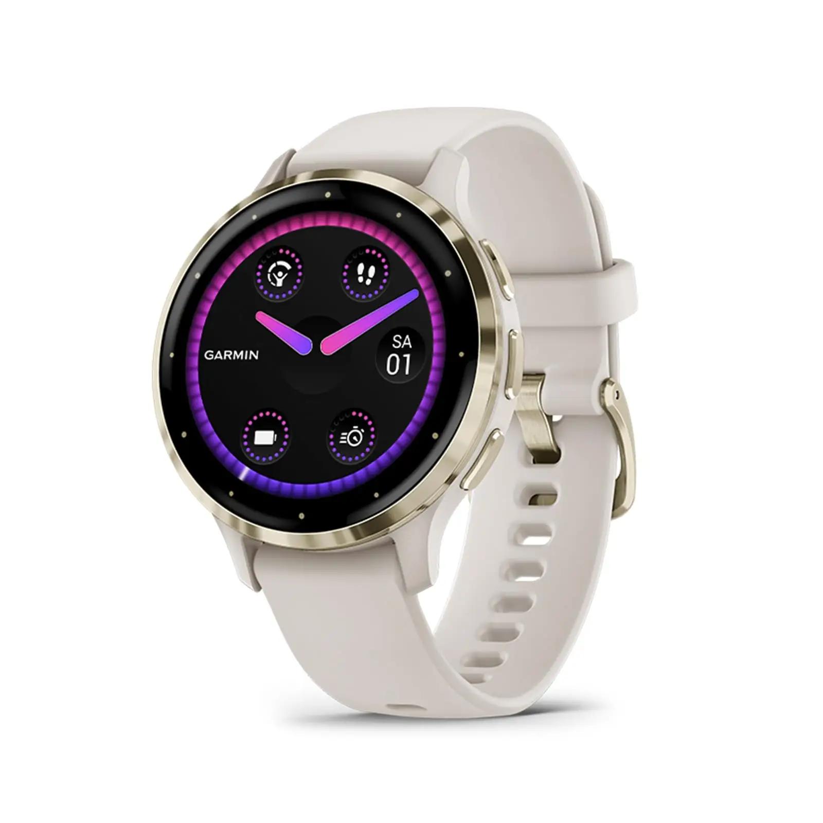 Garmin nutikell Venu 3S — kerge 41 mm elfenbein-stiil