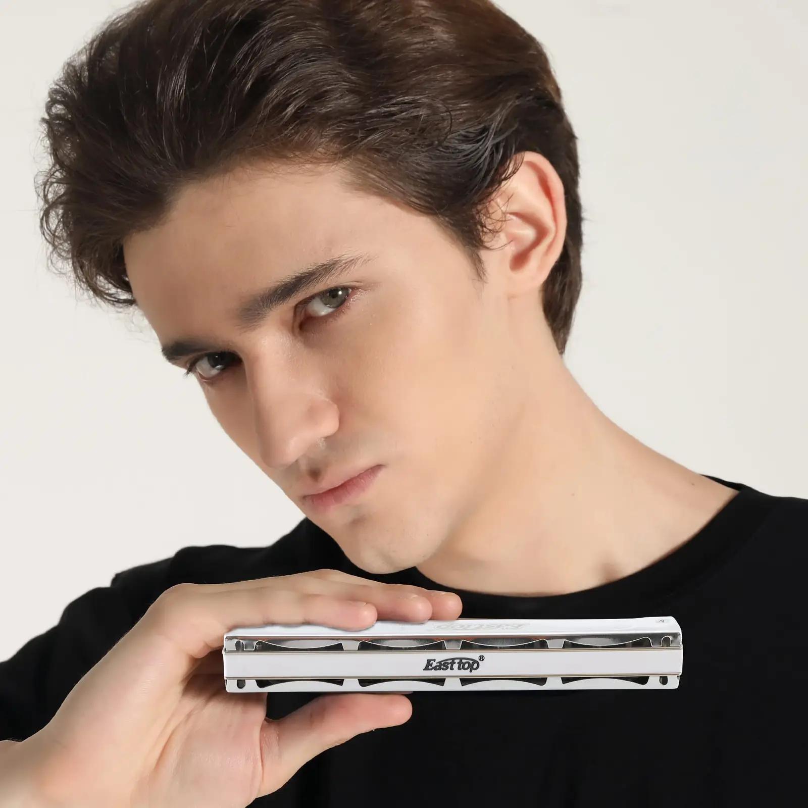 East top kvaliteetne tremolo-mundharmonika (G, metall) – pilt 6