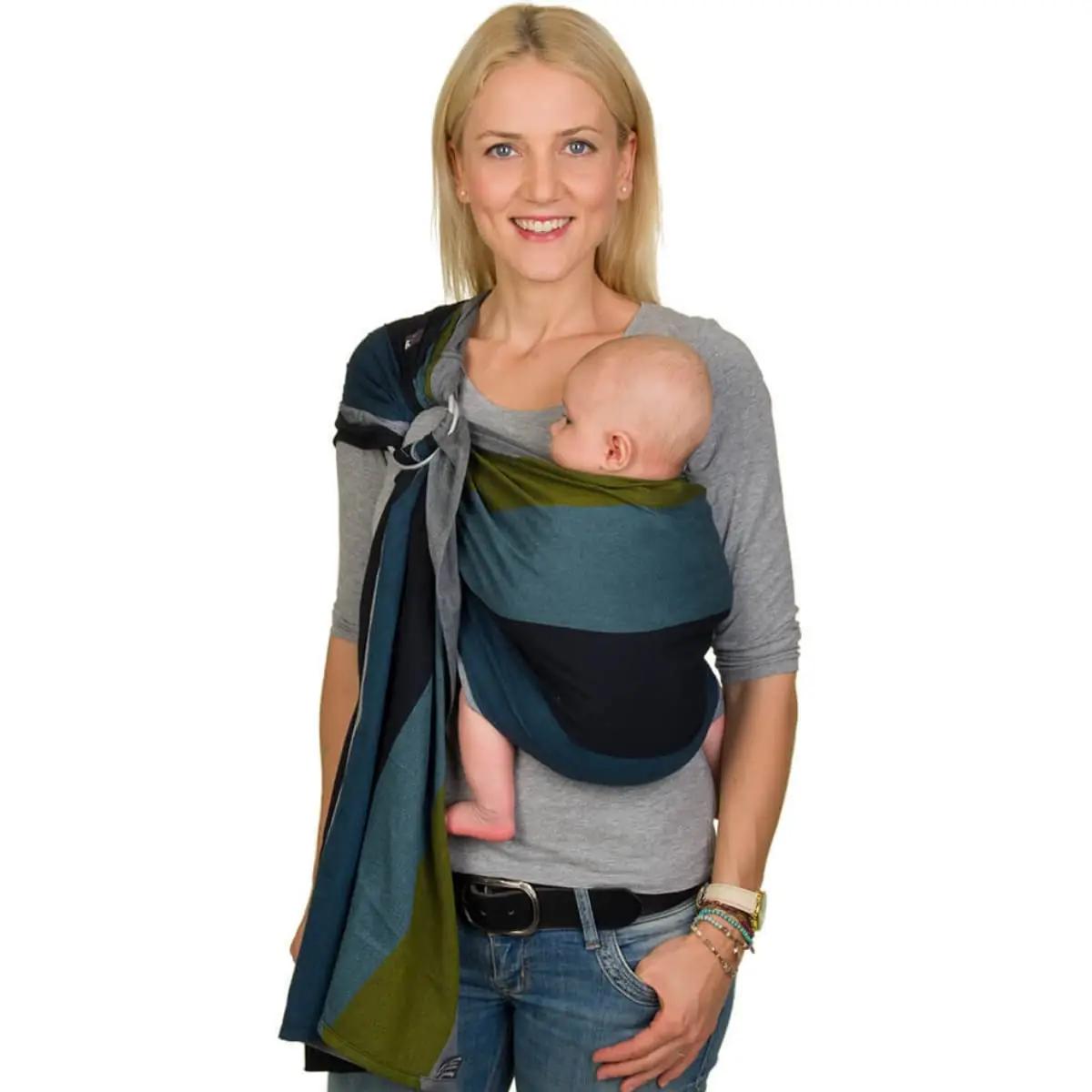 Hoppediz pehme puuvillane ring-sling kandmiseks ja kingiks