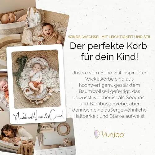 Yunioo pehme ja veekindel mähkimiskorv P11 reisile – detailne vaade