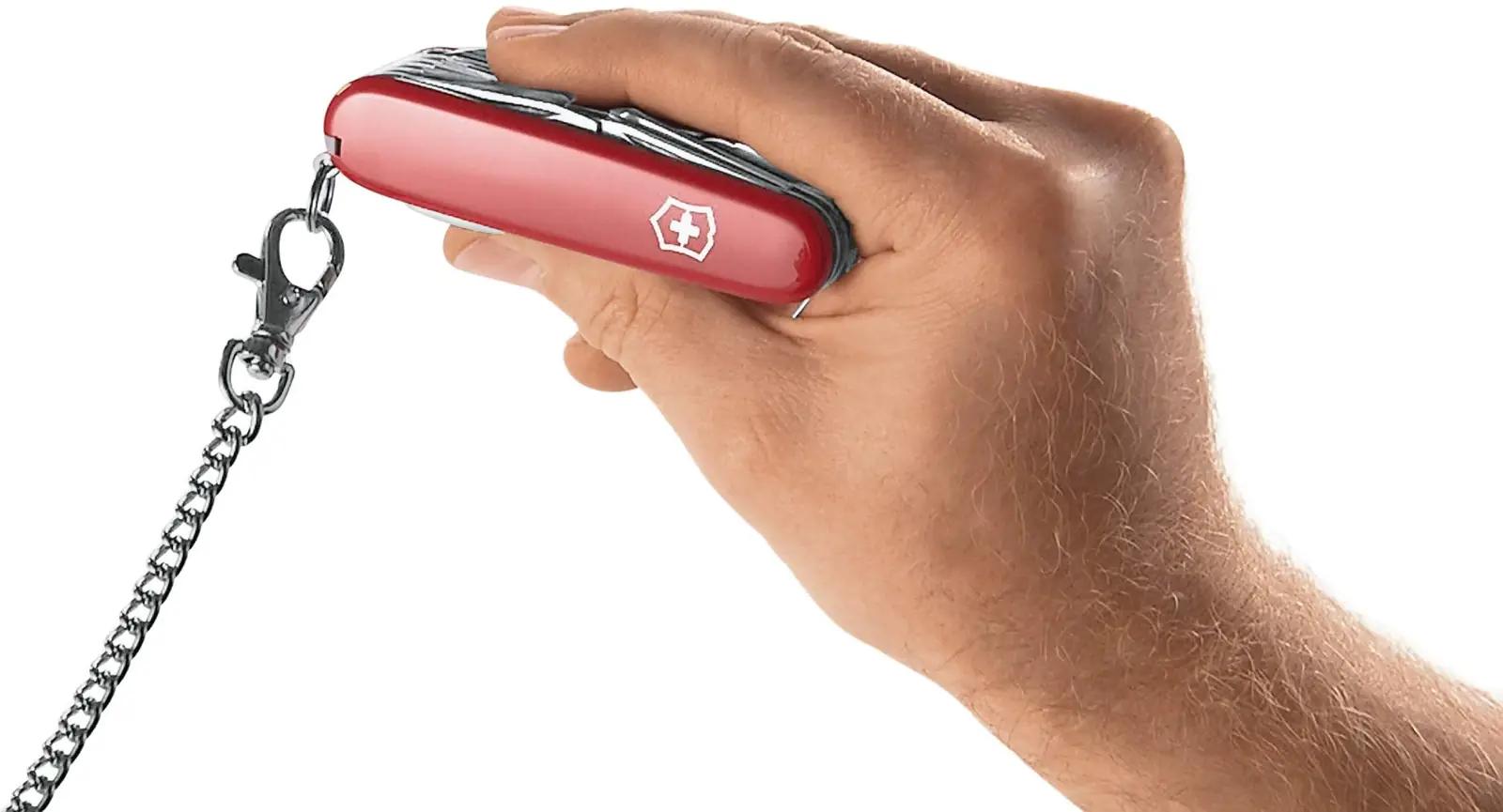 Victorinox punane multitööriist — vastupidav kõik-ühes taskunuga – lisavaade