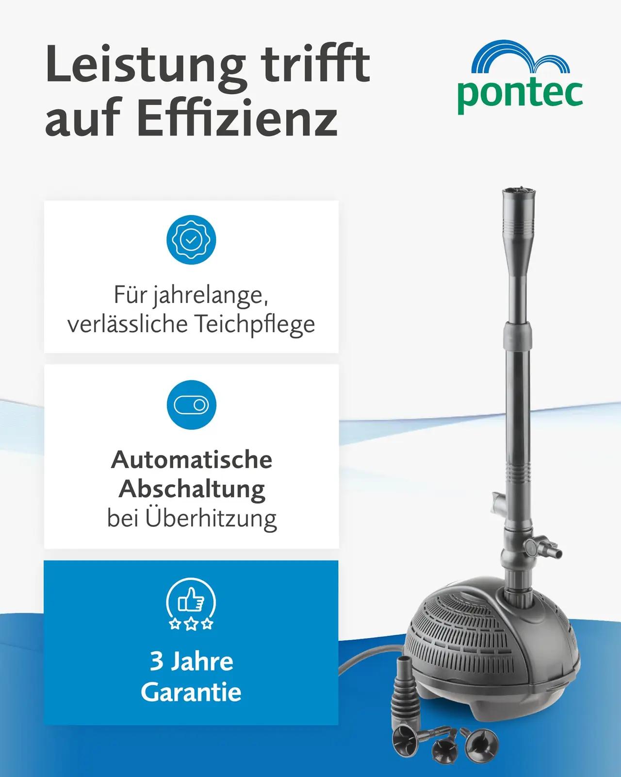 Pontec 57123 purskkaevupumbad – detailne lähivaade