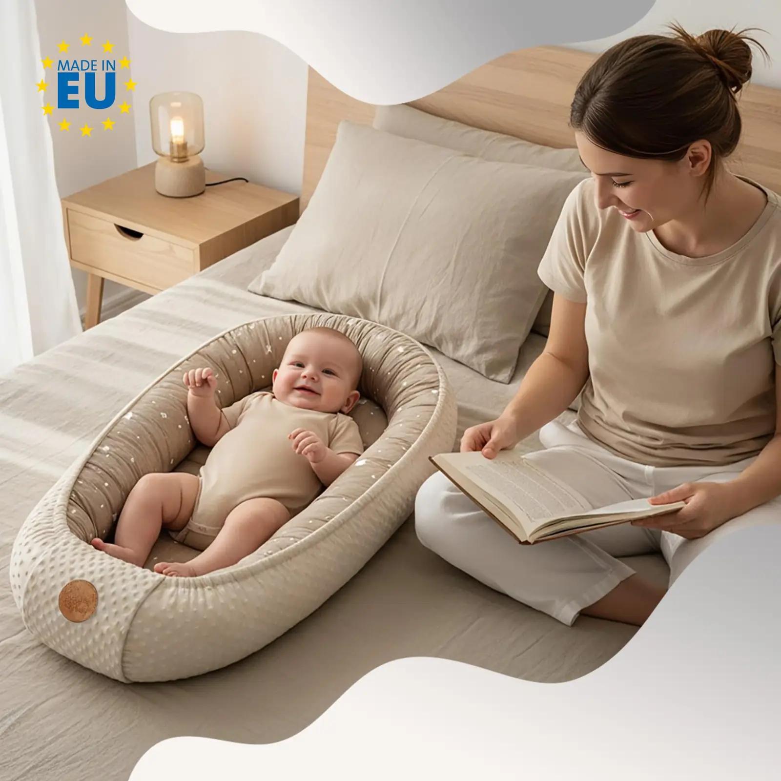 Totsy Baby pehme Minky babynest — hubane ja kaasaskantav – lisavaade