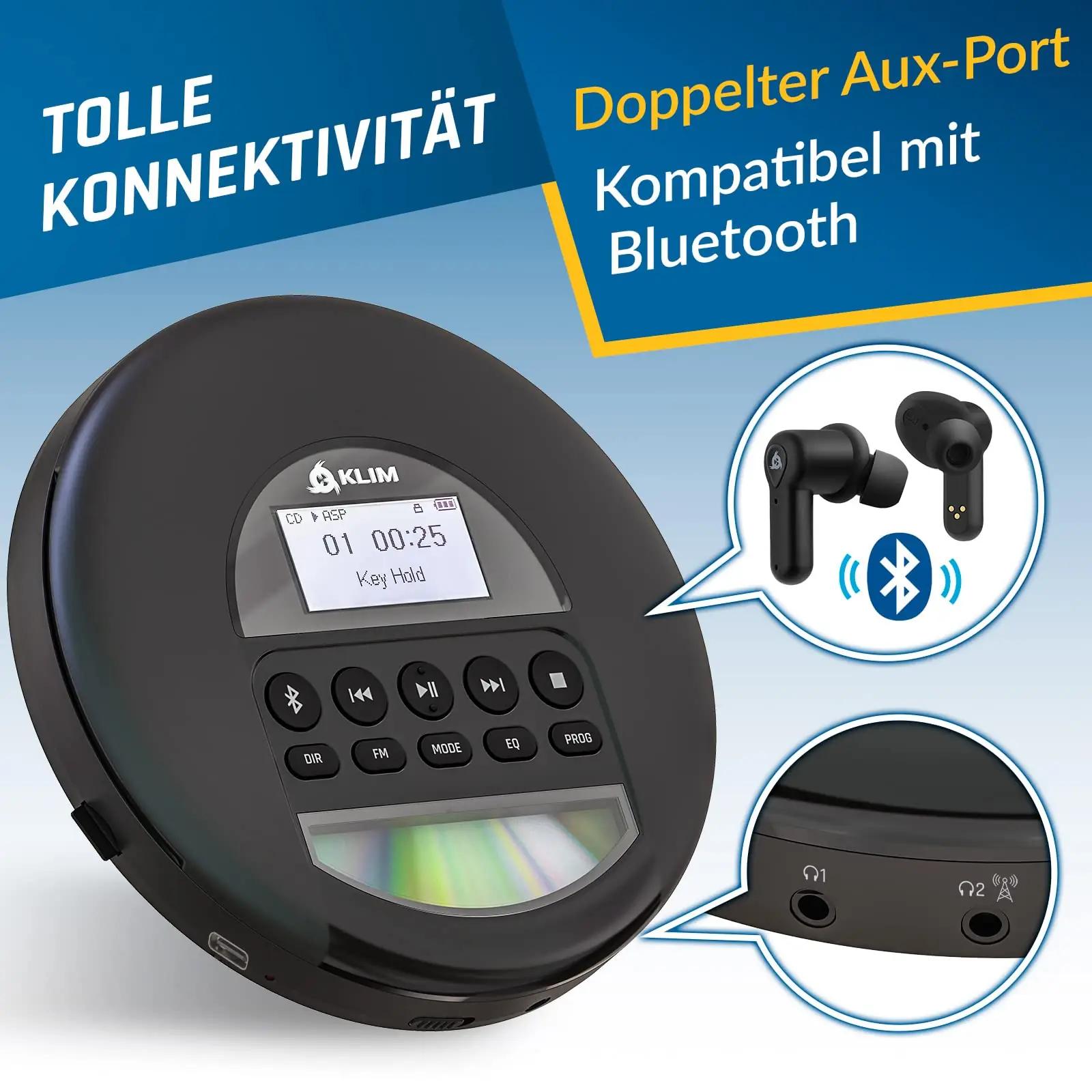 KLIM suur akuiga kaasaskantav CD-mängija — auto ja kodu – pilt 7