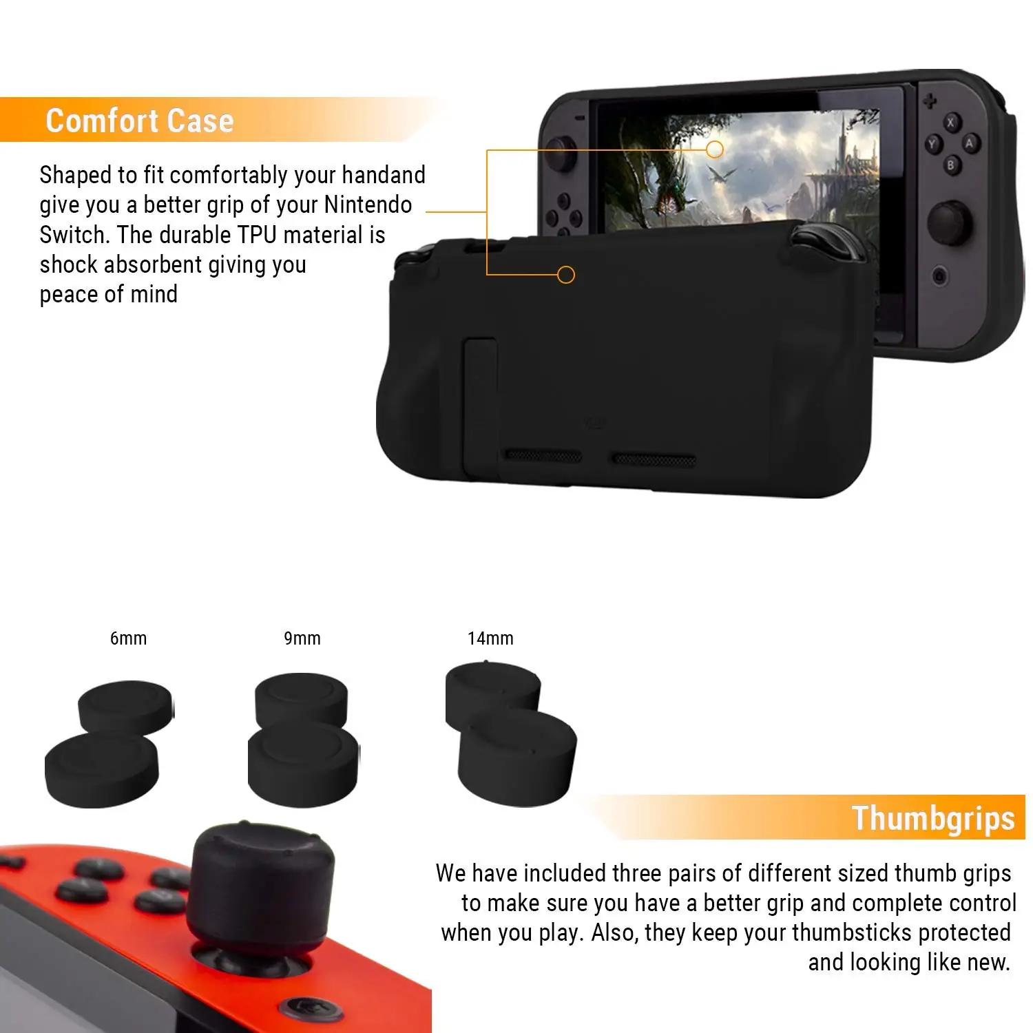 Orzly vastupidav Nintendo Switch tarvikukomplekt – lisavaade