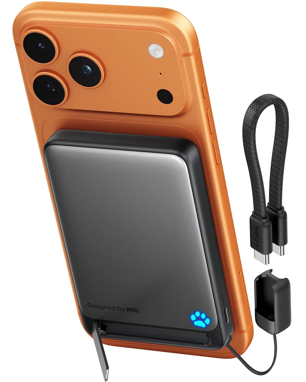 INIU magnetiline 10000 mAh Powerbank – õhuke mobiililaadija P73