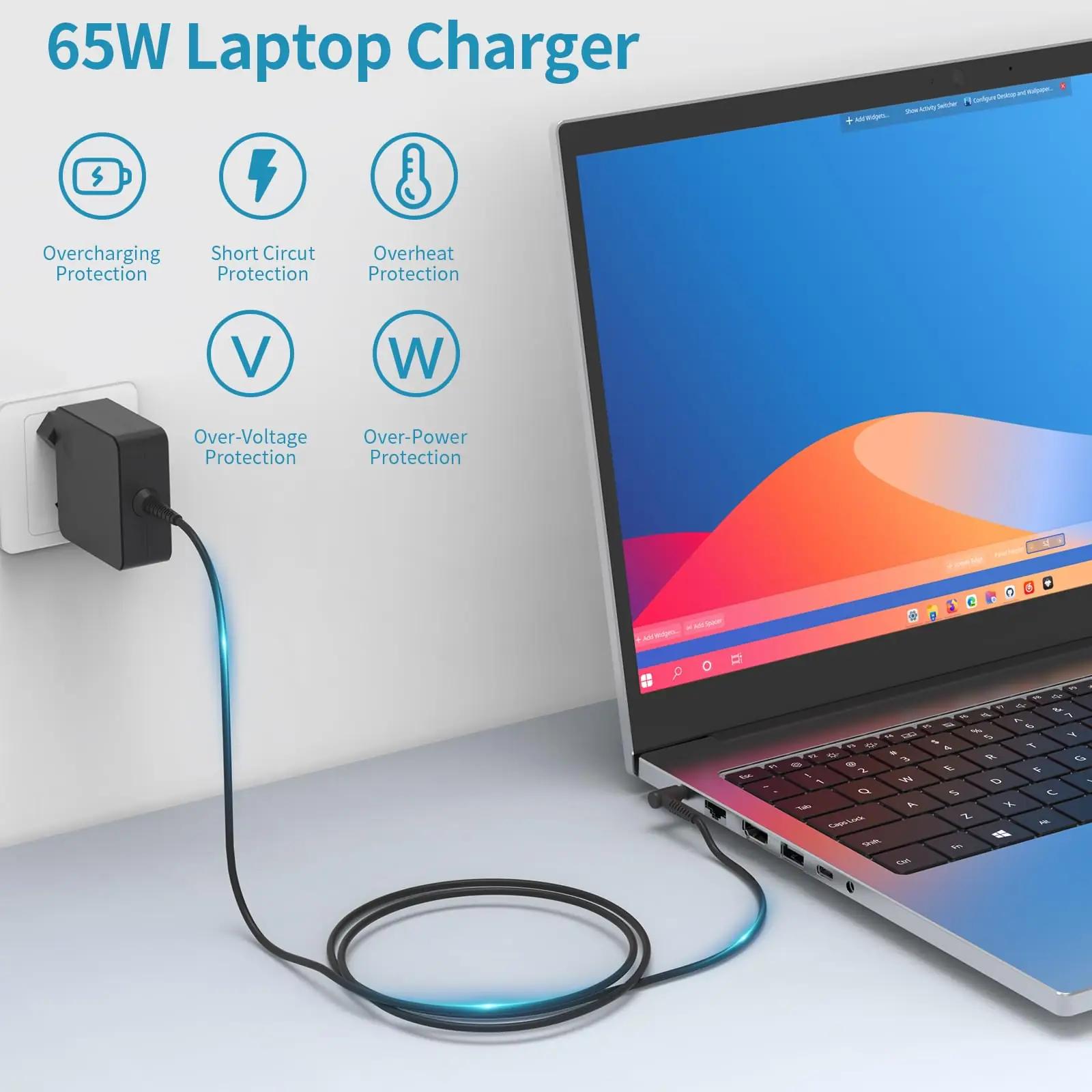 AntsWang vastupidav sülearvuti laadija 65 W – sobib Lenovo’ile – pilt 6