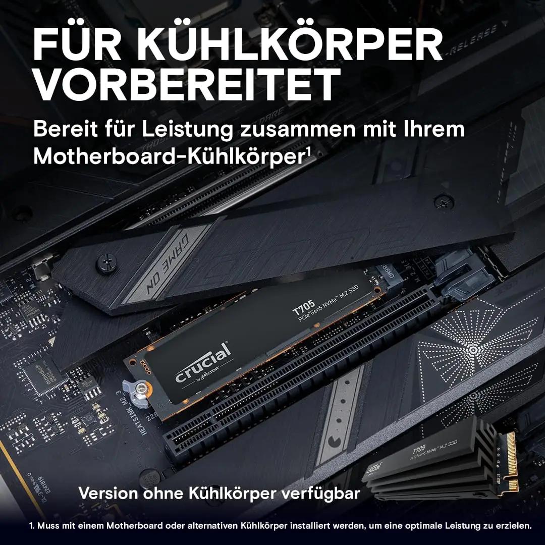 Crucial kiire 2TB T705 SSD — mängude ja salvestuse kiirendus – kasutusnäide