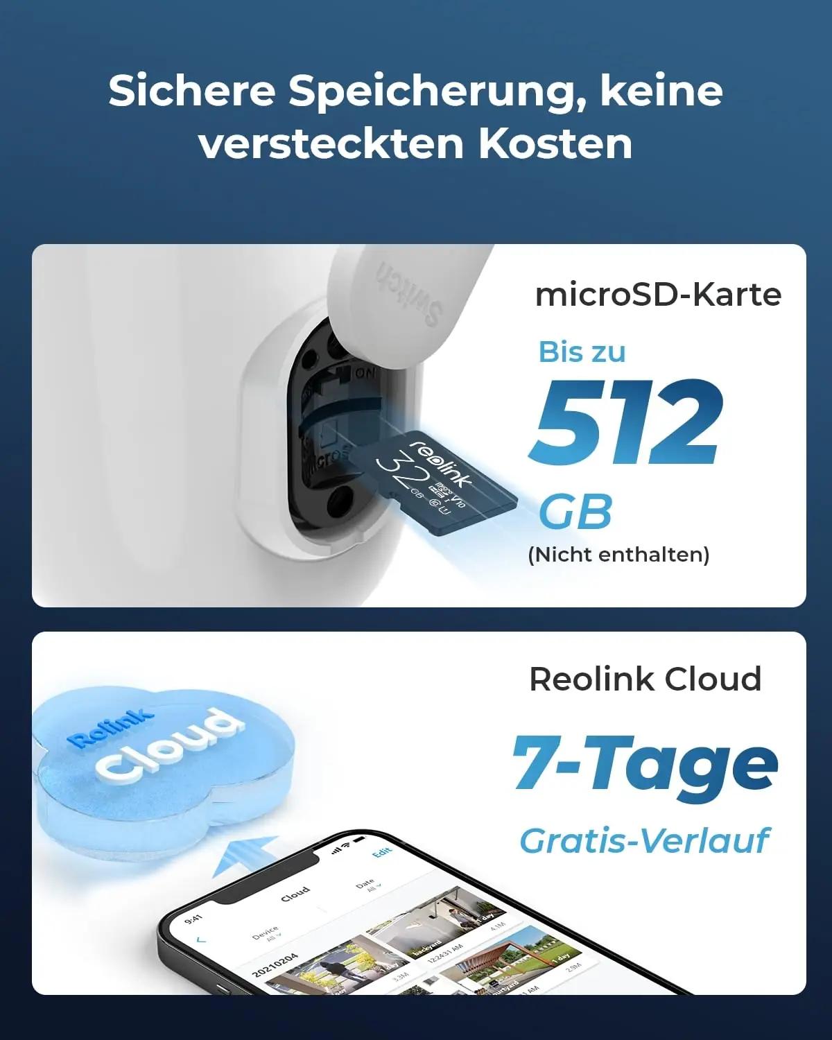 Reolink väline päikeseakuga valvekaamera – vastupidav valge mudel – pilt 7