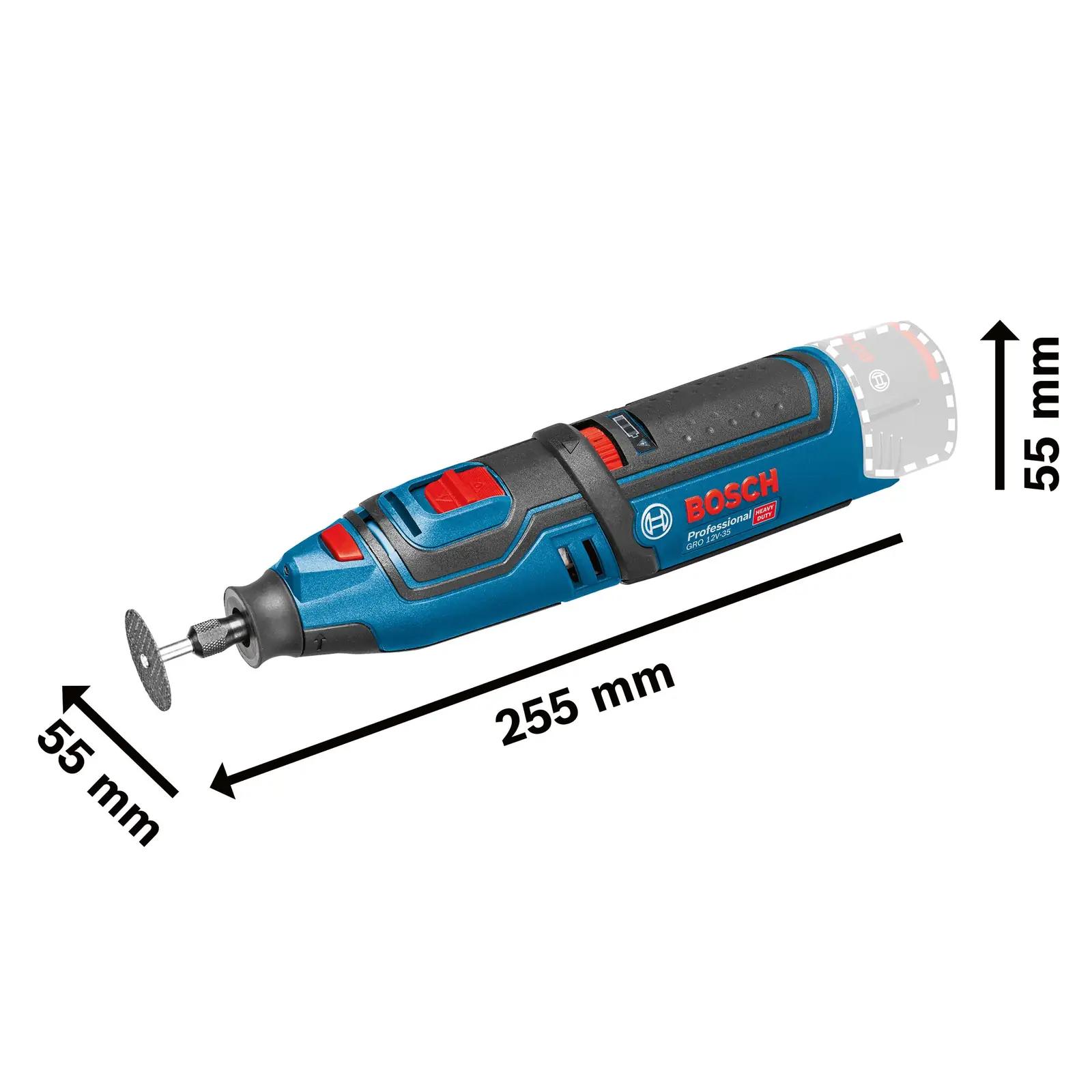 Bosch Professional tugev 12V pöördtööriist — mitmekülgne kasutus – detailne vaade
