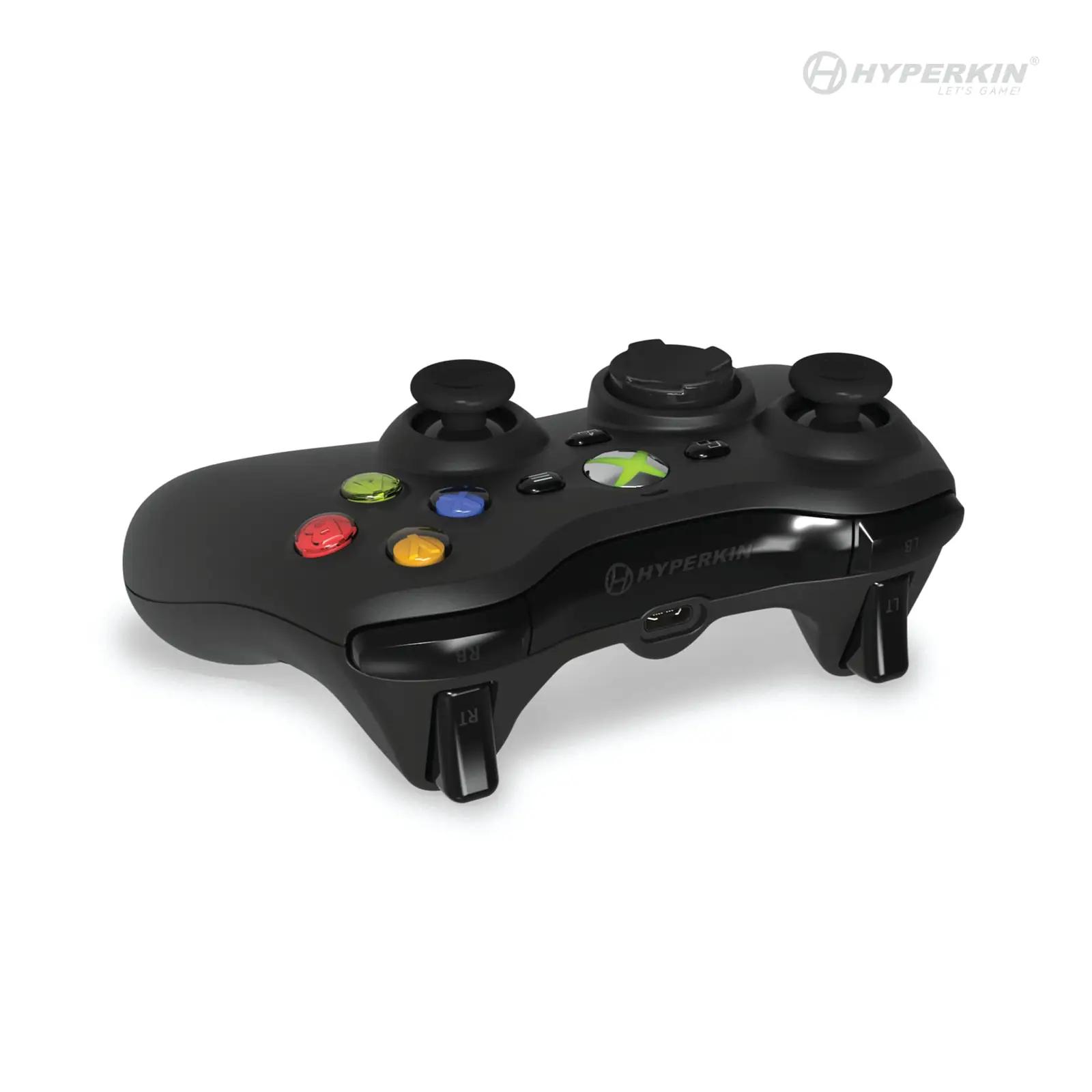 Hyperkin juhtmega mängupult Xboxile — ergonoomiline ja vastupidav – pakend ja tarvikud