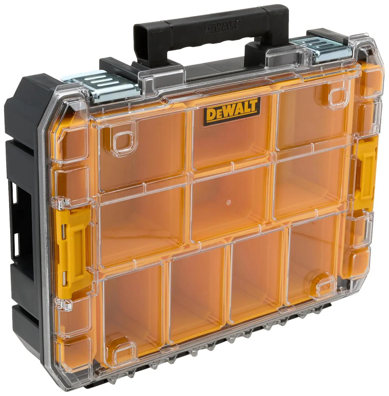 DEWALT vastupidav TSTAK organizer — kompaktne tööriistakast
