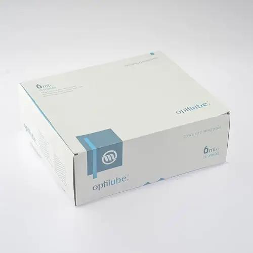 OPTILUBE steriilne libesti süstlites — 6 ml, praktiline pakend – detailne vaade