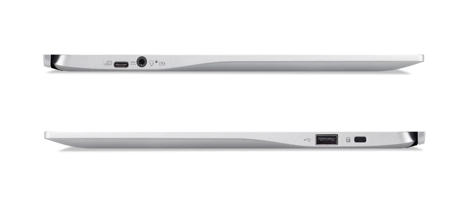 Acer hõbedane 14″ Chromebook – kerge ja töökindel kaaslane – detailne vaade