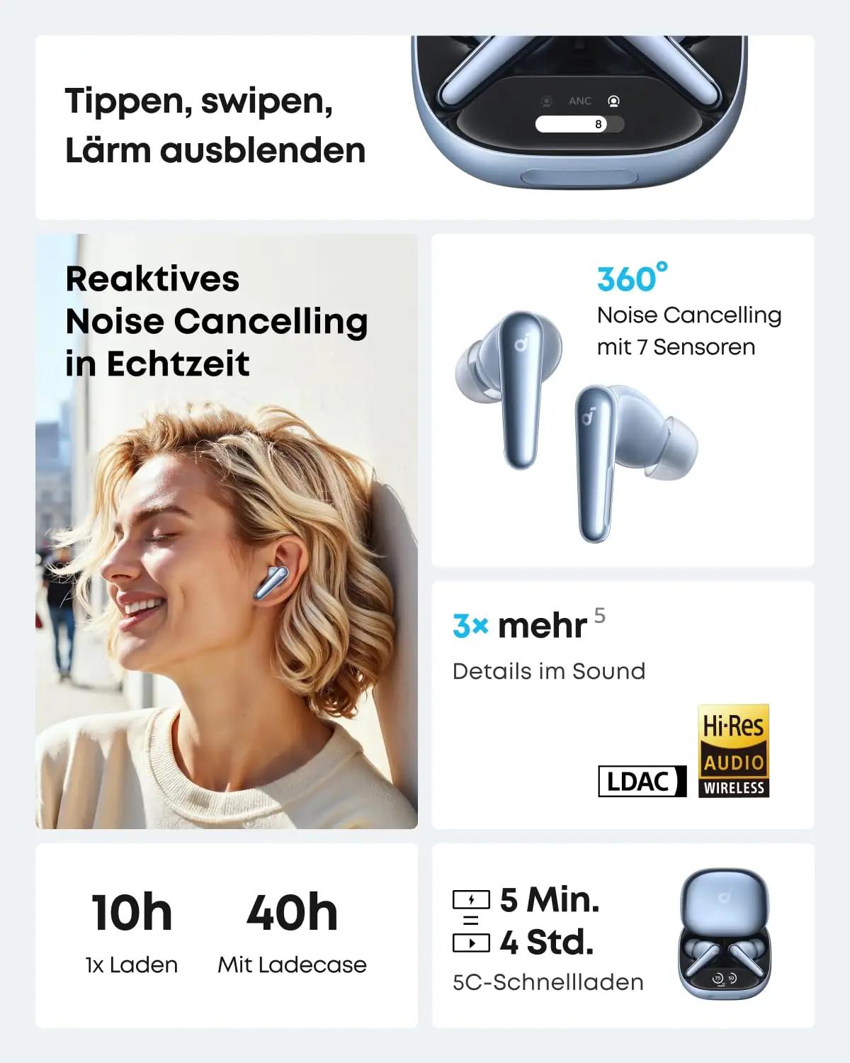 soundcore juhtmevabad Liberty 4 Pro kõrvaklapid – pilt 6