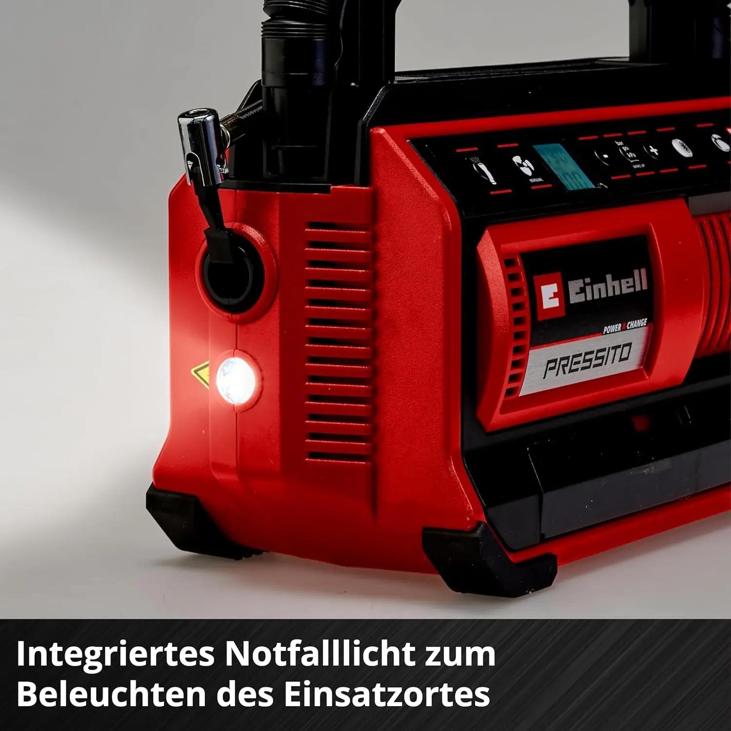 Einhell metallist hübriidkompressor PRESSITO – mugav rehvitäide – pilt 8