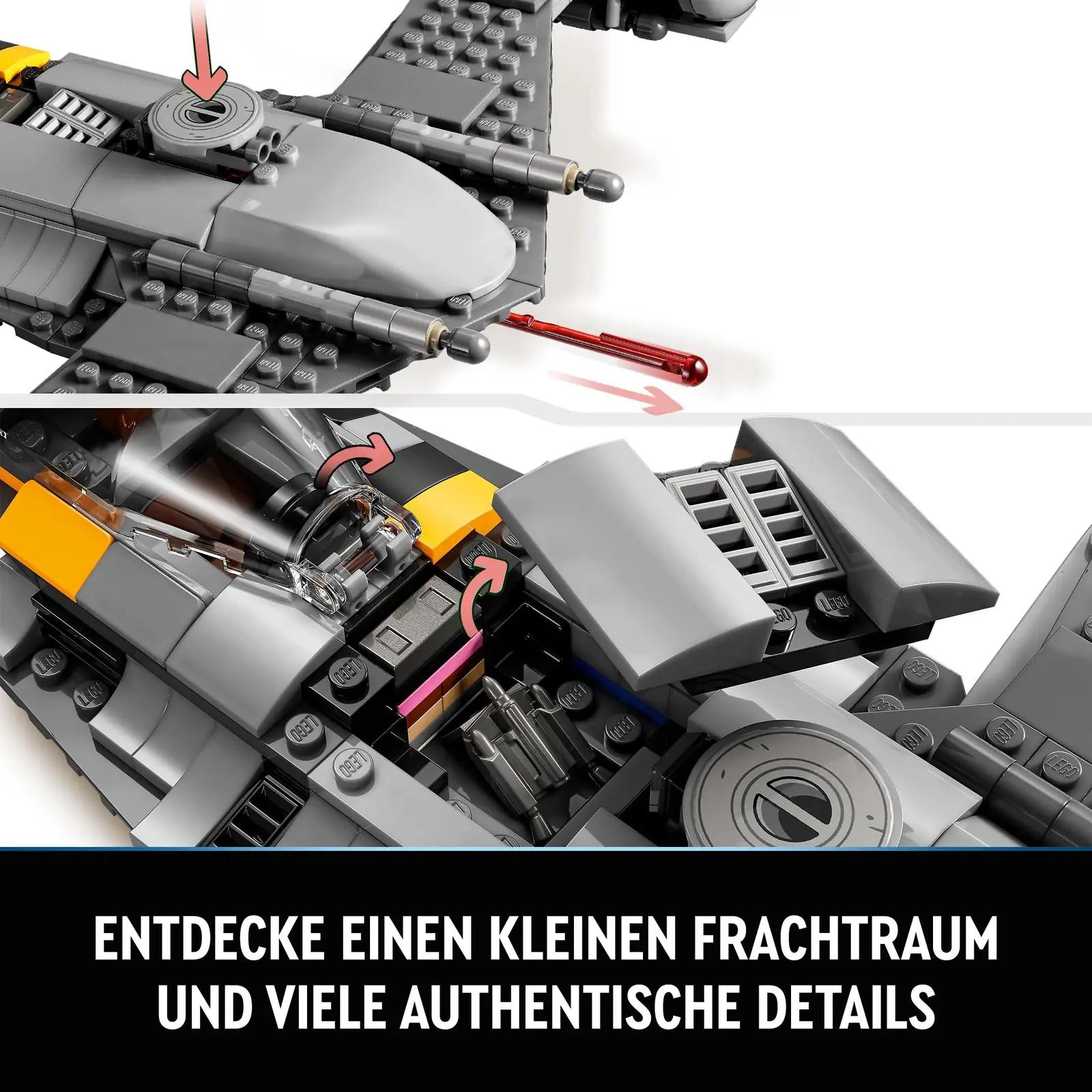 LEGO Star Wars N-1 hävitaja — ehitatav laev ja tegelased – kasutusnäide