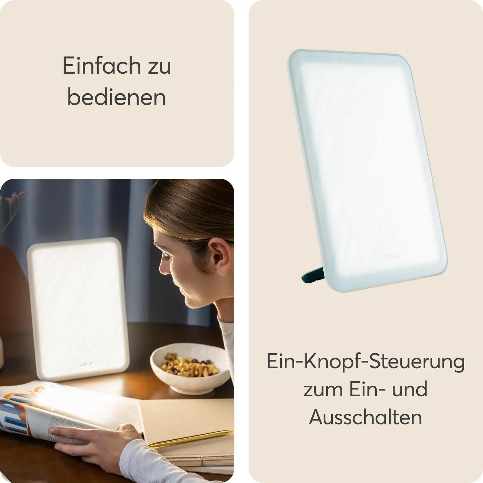 Lumie Vitamin L valge LED päevavalguslamp – kompaktne heaoluabi – pilt 6