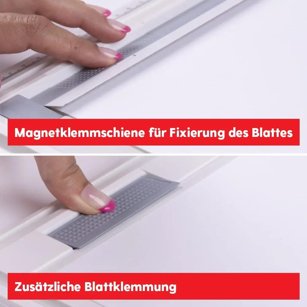 Aristo tugevast plastikust A4 GEO-Board – täpne joonistusplaat – kasutusnäide